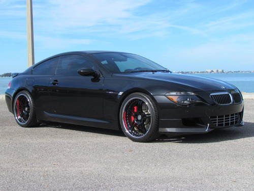 2007 bmw m6 coupe - fully customized with over $25,000 in extras