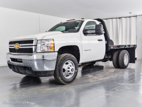 **new chevy regular cab flat bed duramax diesel dually**