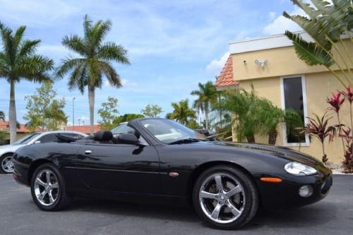 Xkr 2002 supercharged convertible 56k service history anthracite blk met