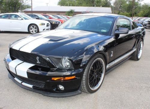 5.4l v8 supercharged 6-speed manual leather shaker 500 black rims racing stripes