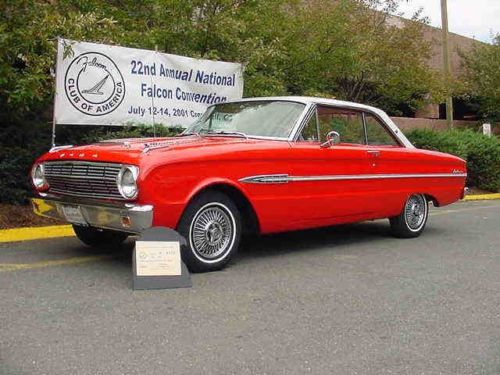 1963 falcon futura, rare factory 4-speed, factory air, show winner, 54k miles