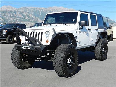 Jeep wrangler unlimited 4x4 hard top custom new lift wheels tires bumpers auto