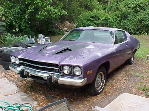 1973 plymouth satellite, solid car, needs paint