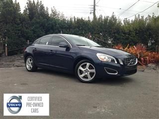 Volvo certified 2012 volvo s60 fwd 4dr sdn t5  leather sunroof