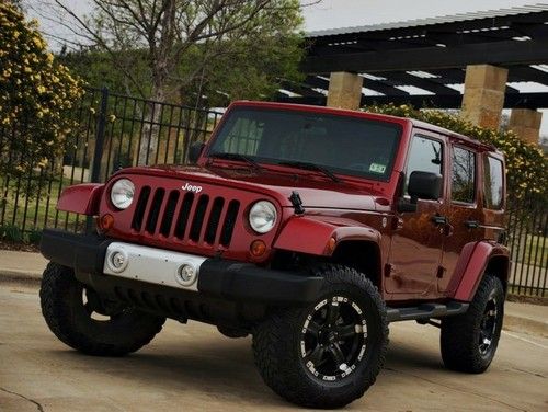 2012 jeep wrangler unlimited sahara navigation tow package heated seats 1 owner