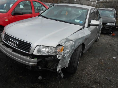 2004 audi a4 repairable 4 door sunroof silver alloy wheels excellent condtion