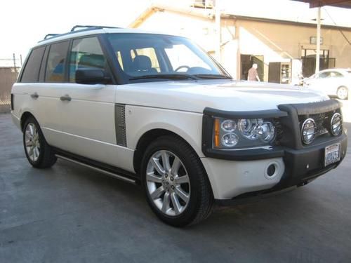2008 range rover supercharged white/blk amazing ride ~!~!~!