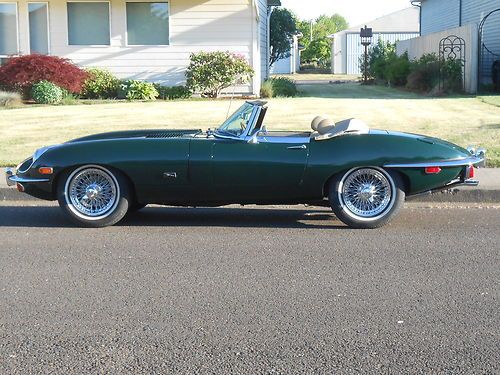 1971 jaguar xke roadster ,very rare late car ,factory ac ,xlint condition,