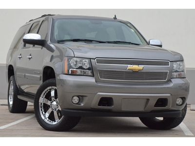 2007 suburban lt 4x4 leather loaded 3rd row chrome whls hwy miles $499 ship