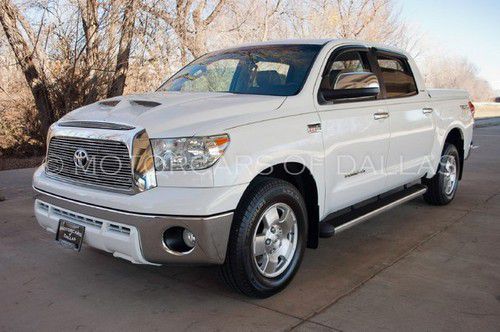 2007 toyota tundra limited 1 owner leather heated seats bed cover