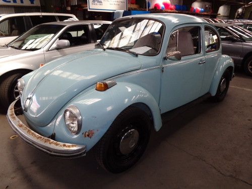 1973 volkswagen beetle - original california blue plate car - no reserve!