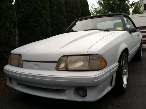 1987 mustang gt convertible 5.0l 5 speed gray leather cobra wheels and brakes