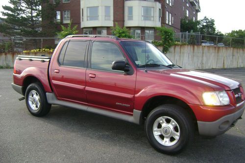 2001 ford explorer sport trac 4x4 v6 auto sunroof no reserve!! one owner!