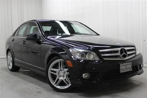 2010 mercedes-benz c300 amg wheels sport leather moon roof heated seats low mile