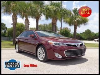 2013 toyota avalon limited navigation/blind spot monitor &amp; much more! 2k miles