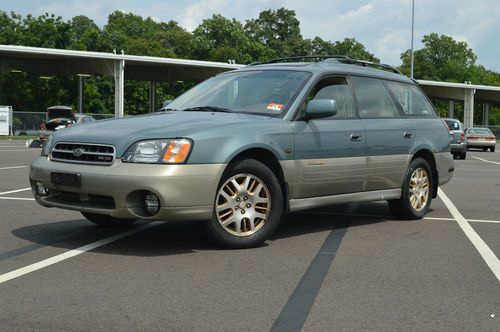 2001 subaru outback ll bean edition clean title ice cold a/c double moon roof