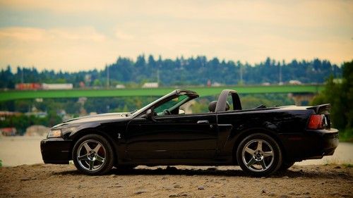 2004 ford mustang svt cobra convertible supercharged low miles upgraded