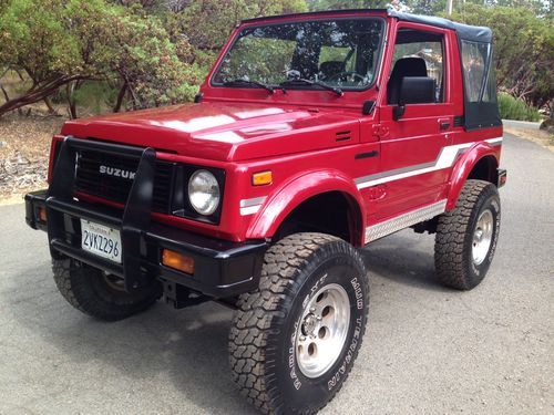 87 suzuki samurai 4x4  (((((( tricked out !!! lifted with original look rustfree