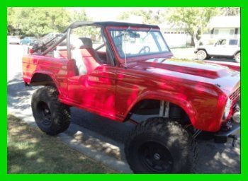 1970 ford bronco 351 4wd manual suv completely restored low miles red