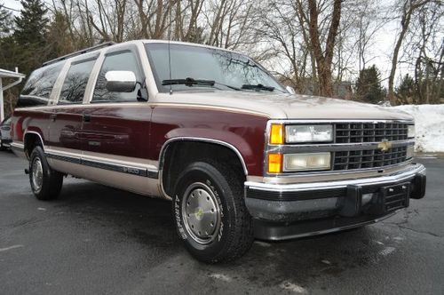 1992 chevrolet suburban 5.7l v-8 solid southern suv 2wd silverado package! tow p