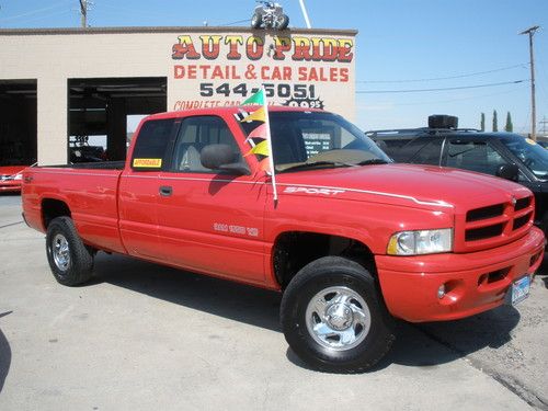 1999 dodge ram 4x4 extended cab sport  long bed