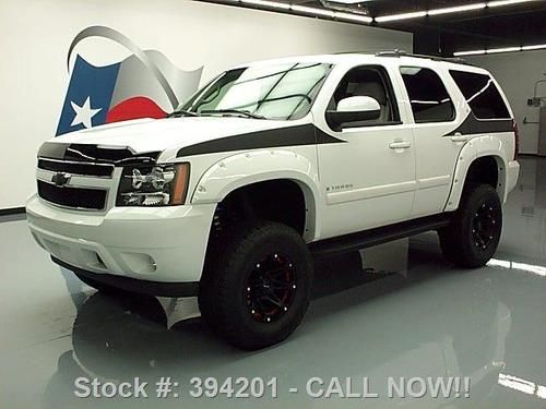 2007 chevy tahoe 4x4 lifted roof rack running boards 6k texas direct auto