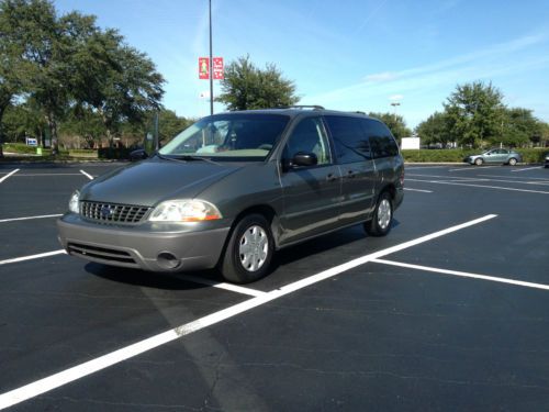 2001 ford windstar olive green mini van great condition