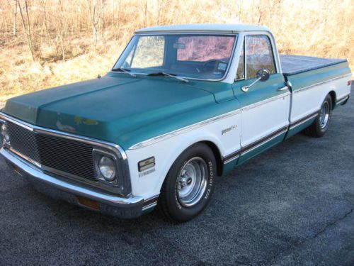 1971 chevy c10 lowered long bed custom