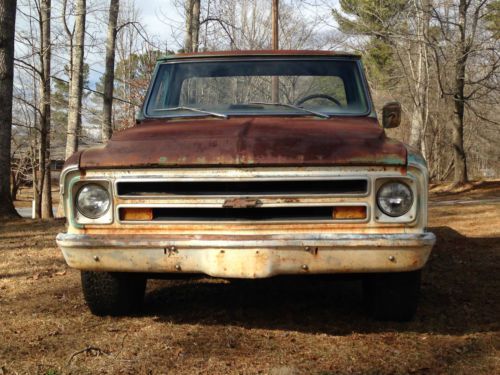 1968 chevy c10, short bed, unmolested, unrestored, great patina
