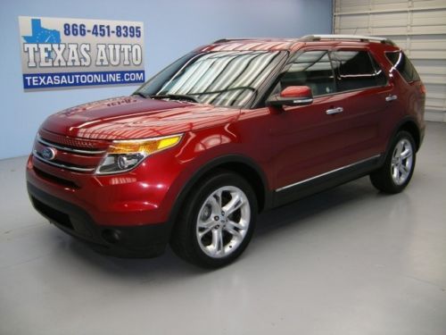 We finance!!  2013 ford explorer limited 4x4 roof heated leather sync texas auto