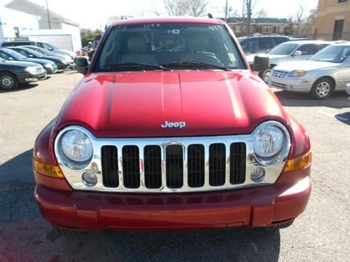 2005 jeep liberty limited sport utility 4-door 2.8l turbo diesel 4x4 leather