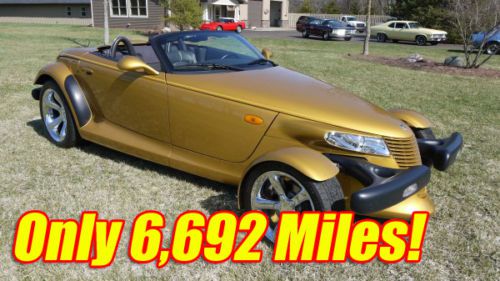 Rare 2002 chrysler prowler inca gold  only 6,692 miles! one of 583 produced!