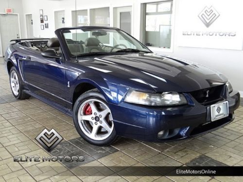 01 ford mustang svt cobra convertible 5 speed cd changer mach sound low miles