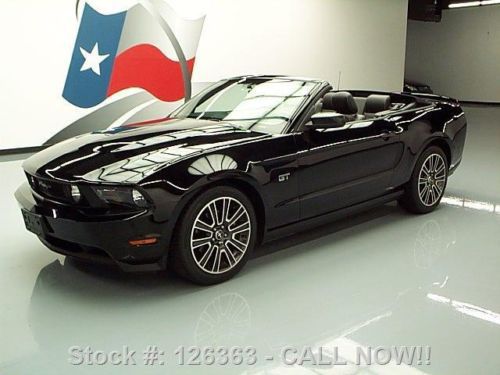 2010 ford mustang gt prem convertible 6-spd leather 35k texas direct auto