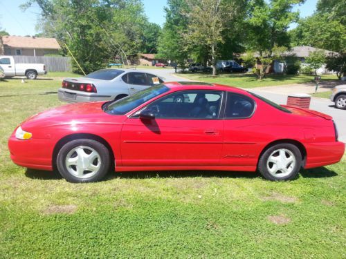 2003 monte carlo ss red  excellent condition
