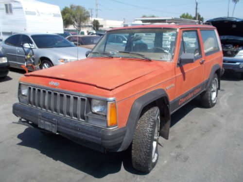 1985 jeep cherokee, no reserve