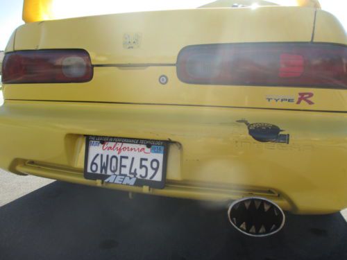 Acura integra gsr type r v-tec turbo yellow