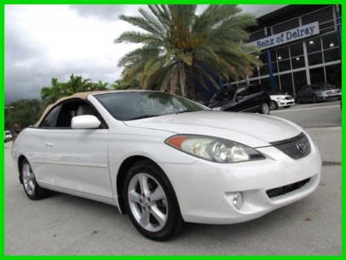 06 arctic frost solara sle 3.3l v6 convertible *17 in alloy wheels *low miles