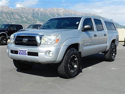 Toyota tacoma double cab sport 4x4 shortbed auto custom wheels tires shell tow